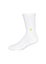 Ethika Boys White Crew Sock - Flo Green Logo Carousel 1