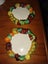 Vintage Fitz and Floyd fruit pattern lamp or candle bases Carousel 5