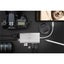 Goobay 49850 USB-C Multiport Adapter - Silver HDMI + 2x USB3.0 + CR + C + RJ45 + Carousel 8