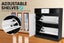 Shoe Rack Cabinet Wooden Storage Organiser Shelf Cupboard Drawer Carousel 2