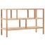 Bathroom Shelf Solid Walnut Wood 100x40x65 Cm Carousel 1
