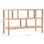 Bathroom Shelf Solid Walnut Wood 100x40x65 Cm Carousel 6