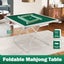 Mahjong Game Table Folding Card Board Gaming Desk Carousel 3