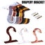4x Bracket Hang Curtain Rod Holders Hook Room Window Frame Rod Drapery Bracket Carousel 5
