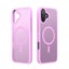 iPhone 16 Plus Magnetic Charging Back Cover Case - Rose Pink | Yind Series by... Carousel 2