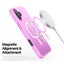iPhone 16 Plus Magnetic Charging Back Cover Case - Rose Pink | Yind Series by... Carousel 6