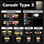 Corsair AXi Series 8 Pin To Dual 8 (6+2) Pin Male GPU PCIe Sleeved Power Cable Carousel 6
