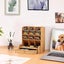Wooden Desk Organizer Student Stationery Storage Box Carousel 5