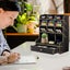 Wooden Desk Organizer Student Stationery Storage Box Carousel 13