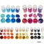 20x Mixed Mica Powder Epoxy Resin Dye Pearl Natural Mica Pigment Mineral Powder Carousel 10