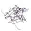20pcs BULK Slatwall Hooks 150mm 100mm Slat Wall Grooved Panel Hook 3.2MM Carousel 4