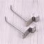 20pcs BULK Slatwall Hooks 150mm 100mm Slat Wall Grooved Panel Hook 3.2MM Carousel 12