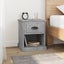 Bedside Cabinets 2 Pcs Concrete Grey 39X39X47.5 Cm Engineered Wood Noloti Carousel 1