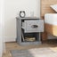Bedside Cabinets 2 Pcs Concrete Grey 39X39X47.5 Cm Engineered Wood Noloti Carousel 4