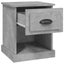 Bedside Cabinets 2 Pcs Concrete Grey 39X39X47.5 Cm Engineered Wood Noloti Carousel 7