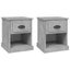 Bedside Cabinets 2 Pcs Concrete Grey 39X39X47.5 Cm Engineered Wood Noloti Carousel 11