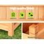 2 X Garden Bed 90X30X33Cm Wooden Planter Box Raised Container Growing Carousel 5