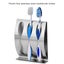 Toothbrush Wall Mount Holder Stainless Steel Suction Cups Bathroom Organizer Carousel 3