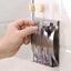 Toothbrush Wall Mount Holder Stainless Steel Suction Cups Bathroom Organizer Carousel 8