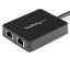 USB 3.0 to Dual Port Gigabit Ethernet Adapter NIC w/ USB Port Carousel 3