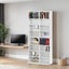 8 Tier CD/DVD Rack- White Carousel 3