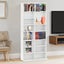 8 Tier CD/DVD Rack- White Carousel 4