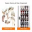 1PCx 24 Pockets Over Door Hanging Shoe Organiser Bag Storage Rack Hanger Holder Carousel 4