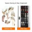 1PCx 24 Pockets Over Door Hanging Shoe Organiser Bag Storage Rack Hanger Holder Carousel 5