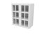 Kitchen Cabinet Flat Pack, Wall Cabinet 900mmW*1000mmH, double clear glass door Carousel 1