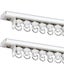 200X Curtain Track Glider Rail Curtain Hook Rollers Curtain Tracks Accessoy Carousel 8