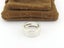 GUCCI Sterling Silver Stencil G Logo Ring Size 5 Carousel 3
