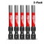 Milwaukee 48324653 5PCS 2" SHOCKWAVE Hex 5mm Alloy Steel Screw Driver Bits Set Carousel 1