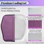 Gel Seat Cushion for Long Sitting Home Office Chair Cushion Pain Relief Purple. Carousel 4