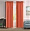 2 PANELS NEW COLLECTION WINDOW SILK ROD POCKET CURTAIN TREATMENT SEMISHEER (MR2) Carousel 3