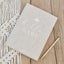 Hello Baby Neutral Linen Baby Journal Carousel 1