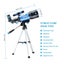 Astronomical Telescope With Tripod 150x Zoom HD Outdoor Monocular 70mm Aperture Carousel 6