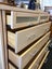 Beautiful Limewash NZ Pine 6Dr Tallboy Carousel 17