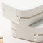 Veile Studios White Led Jewelry Box With Mirror Smart Light Adjustment And Dual Carousel 4