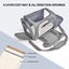 Elosung Xl Pink Portable Foldable Pet Carrier Bag Large Capacity Travel For 2 Sm Carousel 4