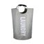 Elosung Light Gray Large Capacity Double Oxford Fabric Laundry Hamper With Alumi Carousel 1