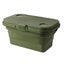 Elosung Army Green Foldable Outdoor Picnic Basket With Lid And Tabletop Camping Carousel 1