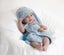 Mum 2 Mum: Hooded Towel - Baby Blue Carousel 4