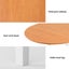 1.1M Dining Table Extendable Carousel 6