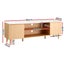 Tv Cabinet Entertainment Unit Stand 180cm Pine White Carousel 3