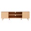 Tv Cabinet Entertainment Unit Stand 180cm Pine White Carousel 4