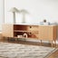 Tv Cabinet Entertainment Unit Stand 180cm Pine White Carousel 8