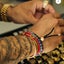 Craftd London - Red Clover Cord Bracelet Carousel 4