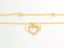 Gold-Plated Zirconia Encrusted Heart-Shaped Anklet Carousel 2