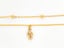 Gold-Plated Zirconia Musical Note Anklet Carousel 2