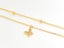 Gold-Plated Zirconia Butterfly Anklet Carousel 1